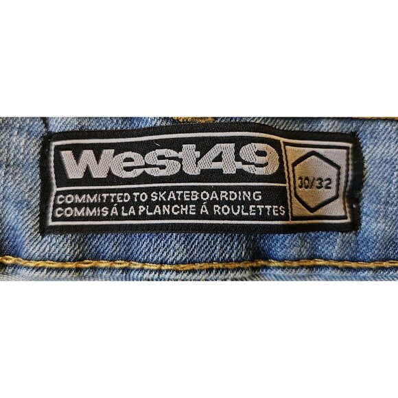 Men's WEST 49 Canadian Skater Jeans LightWash Size 30x32 - Picture 4 of 12